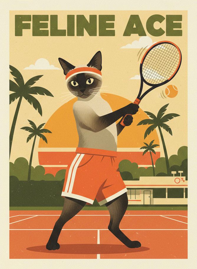 Tennis Cat
